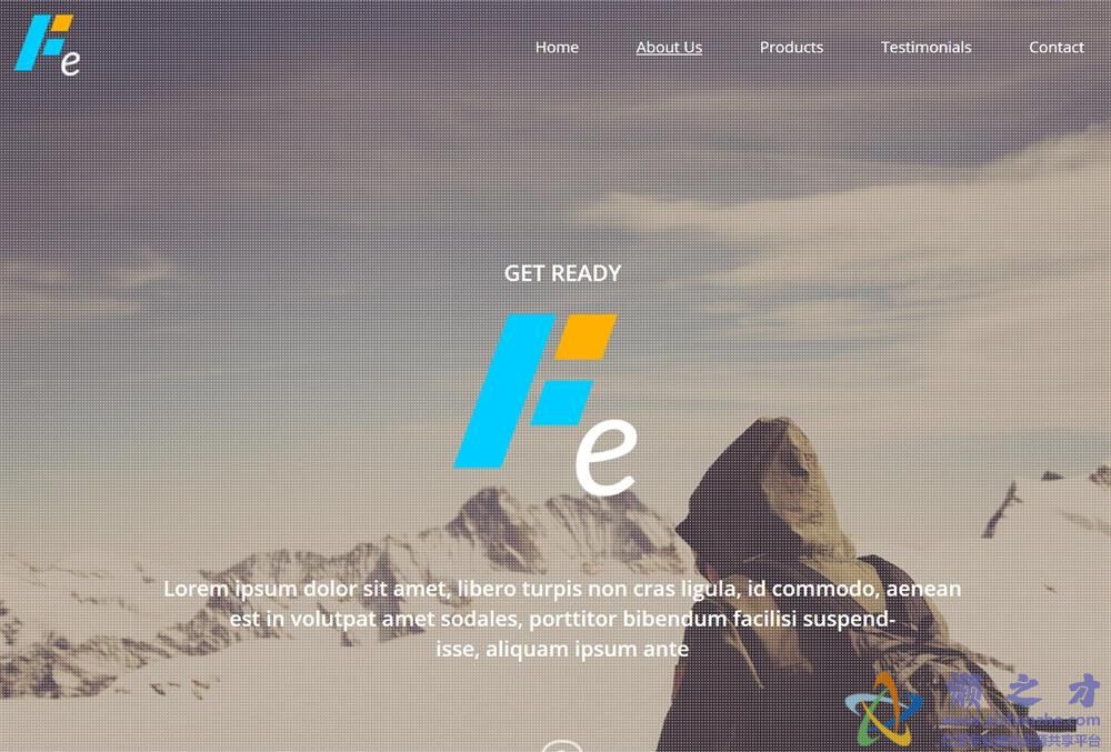 虚拟网格砥砺前行企业Fe首页网站模板