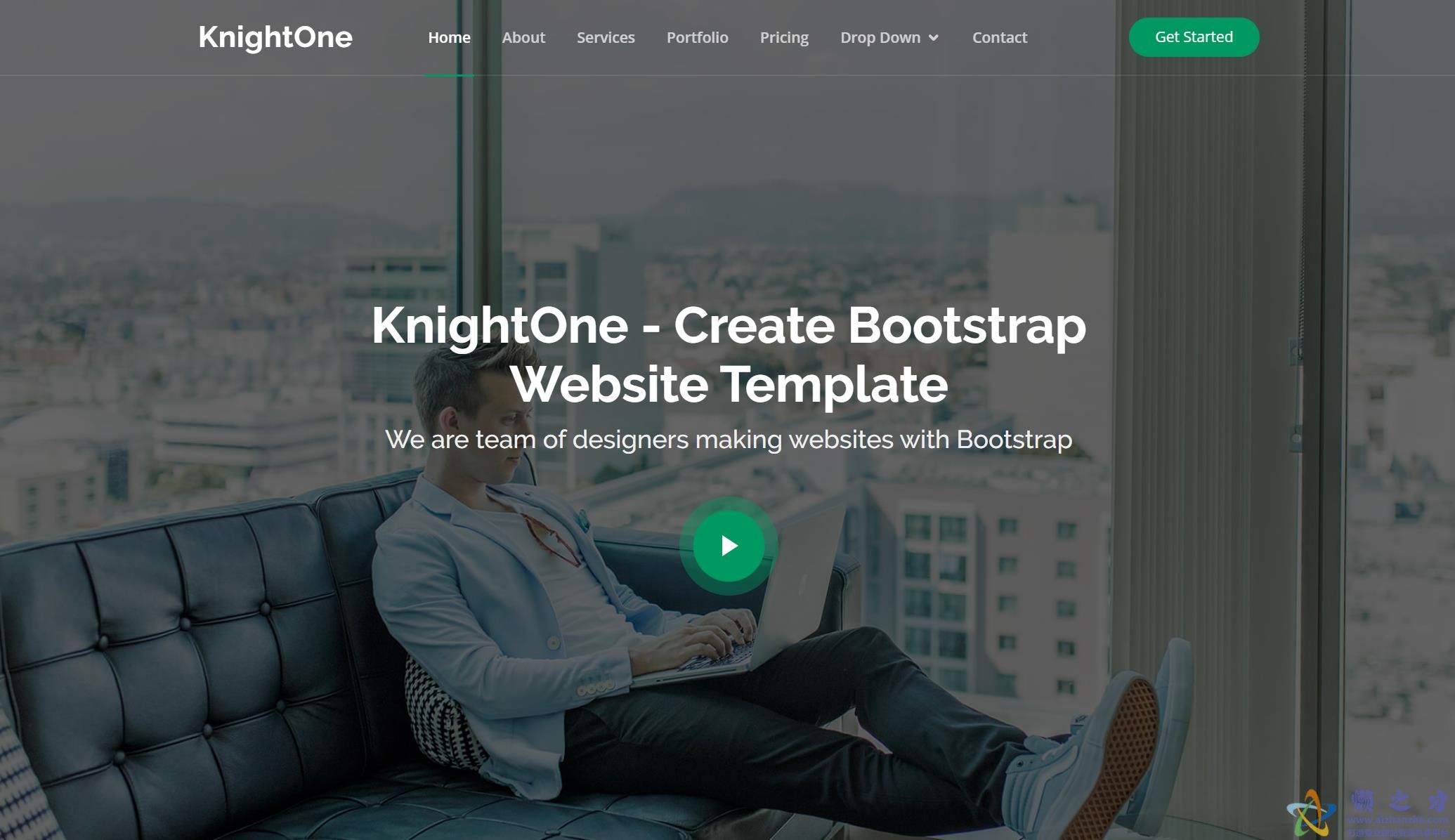 KnightOne现代化简约大气公司企业网站模板