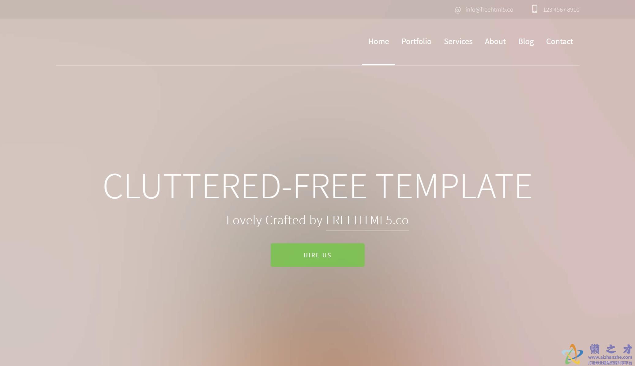 优雅外观主题企业代理投资render网站模板
