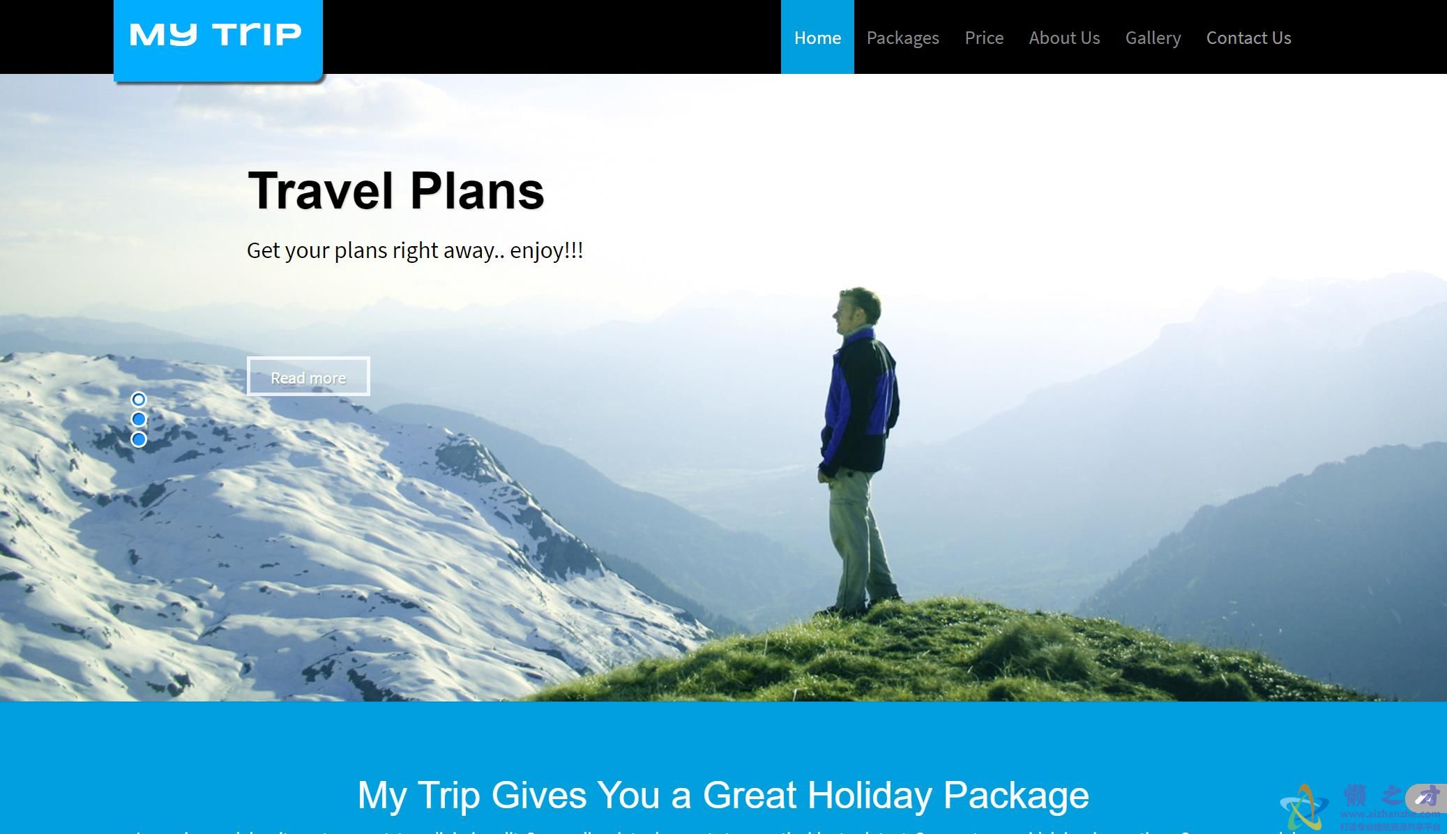 多功能高度响应式旅游公司网站模板