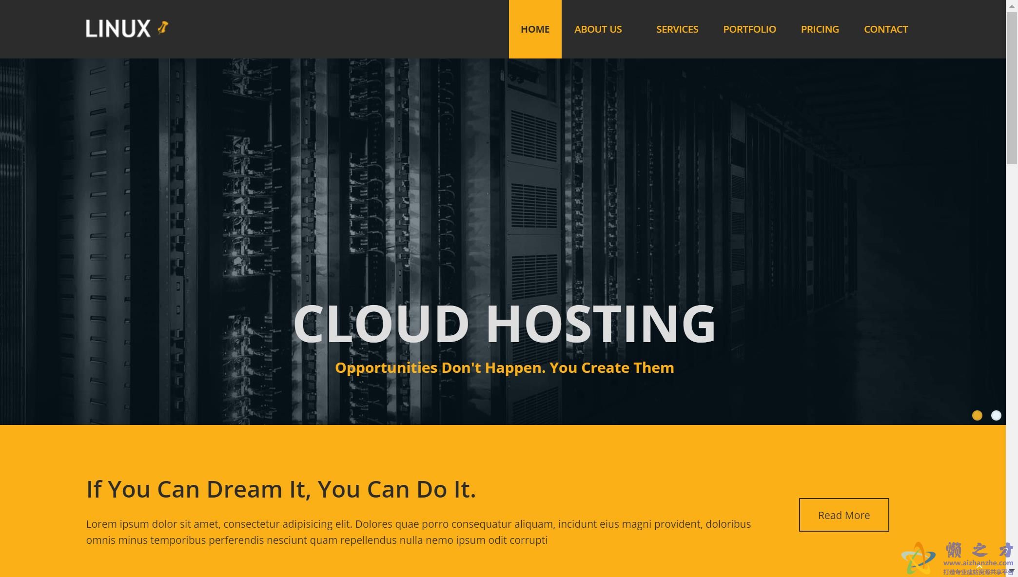 时尚平整现代高质量标准设计响应式多页网站模板