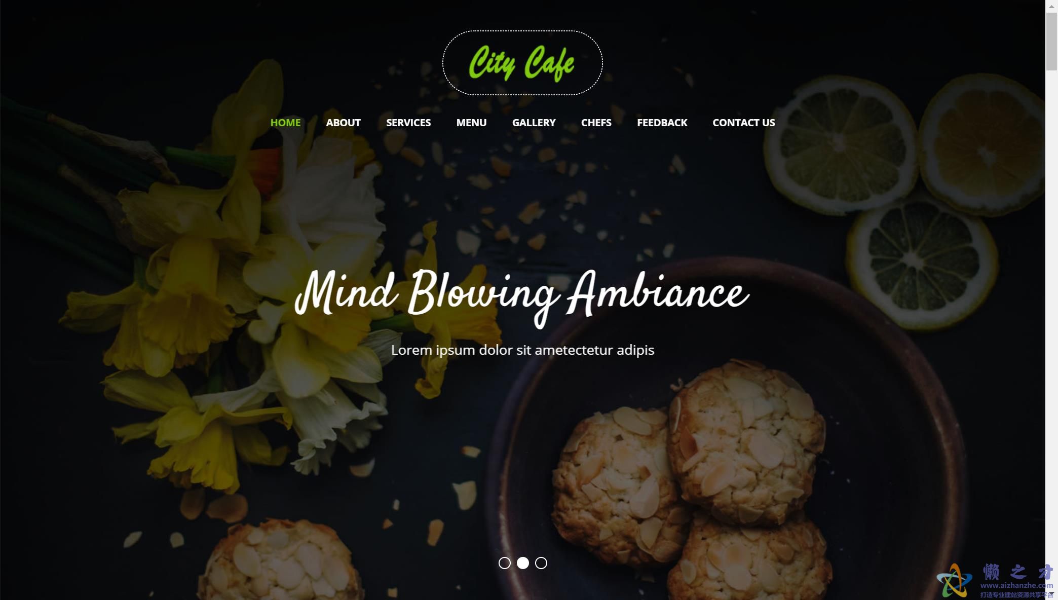 创意设计企业响应式自定义主题web网站模板