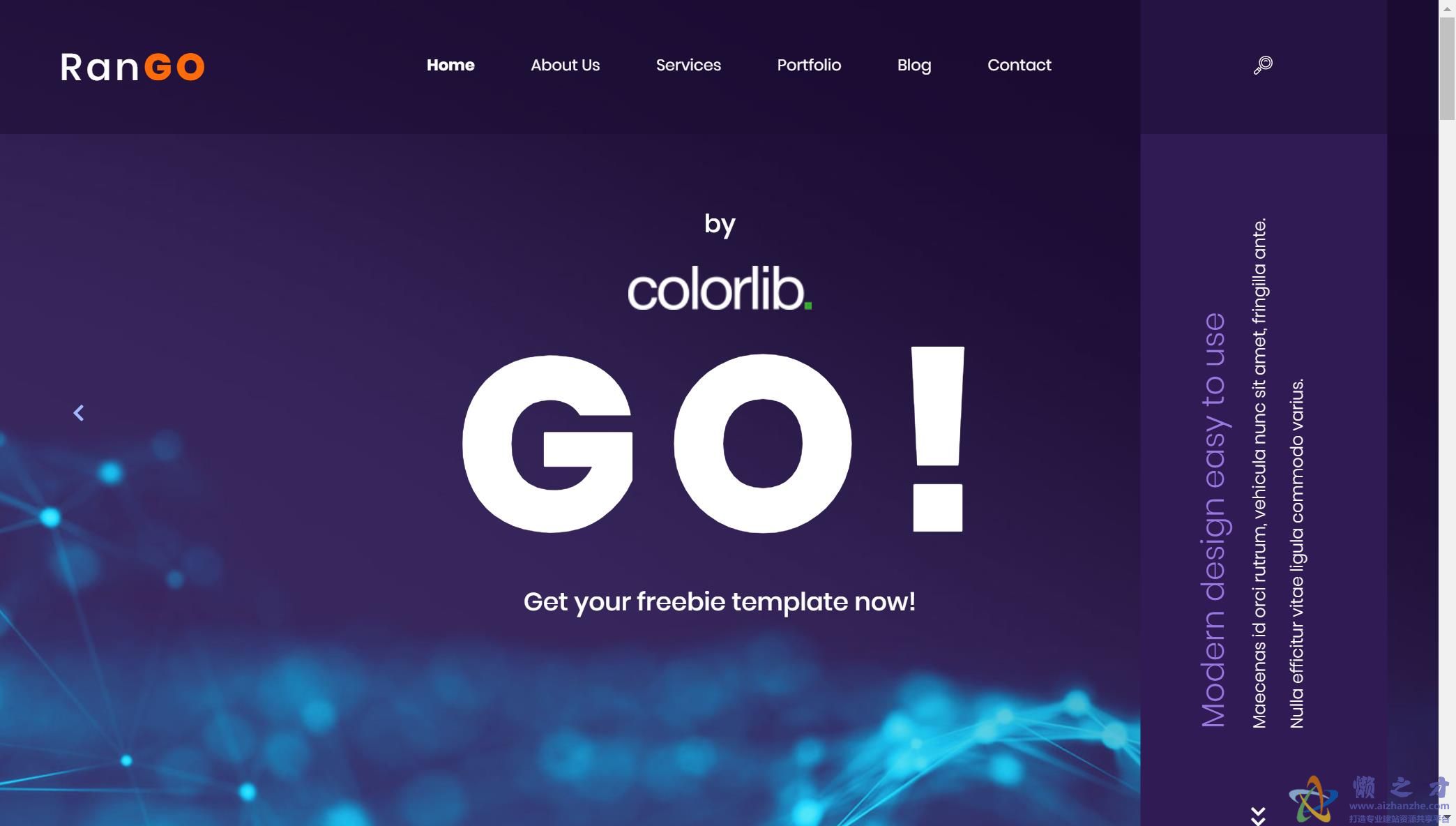 创意营销产品展示响应式网站模板