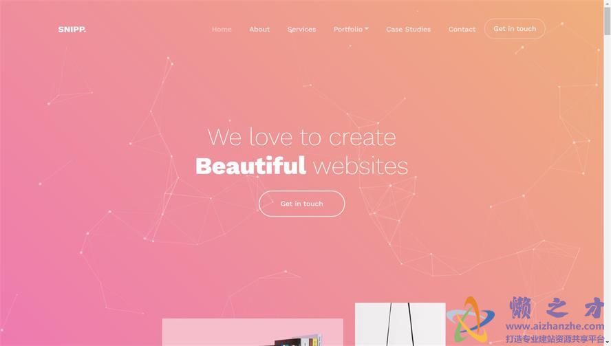 简美可视化多用途响应式布局网站主题模板