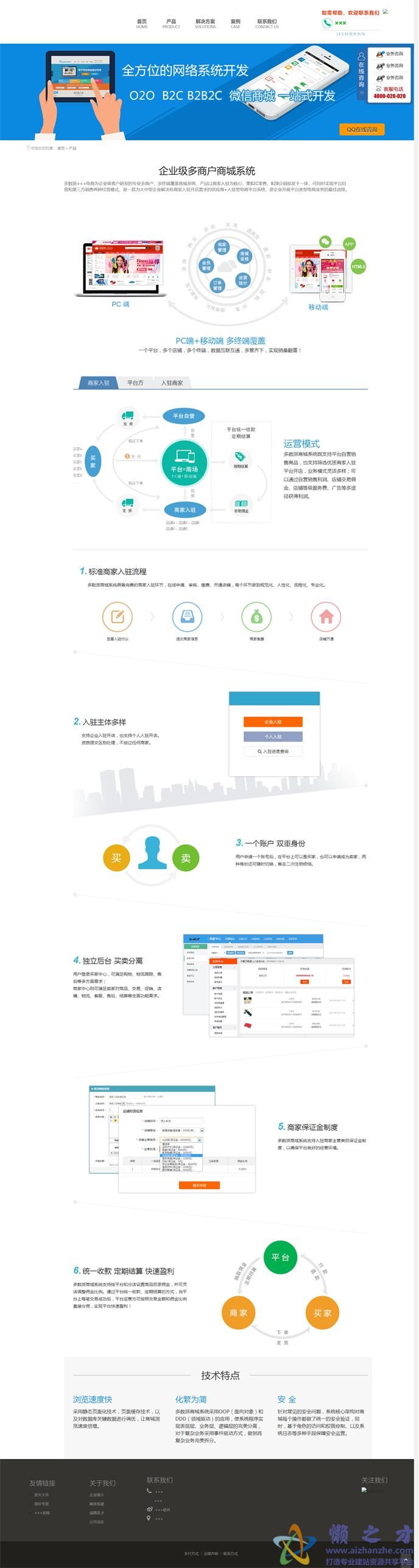 企业级多商户商城系统
