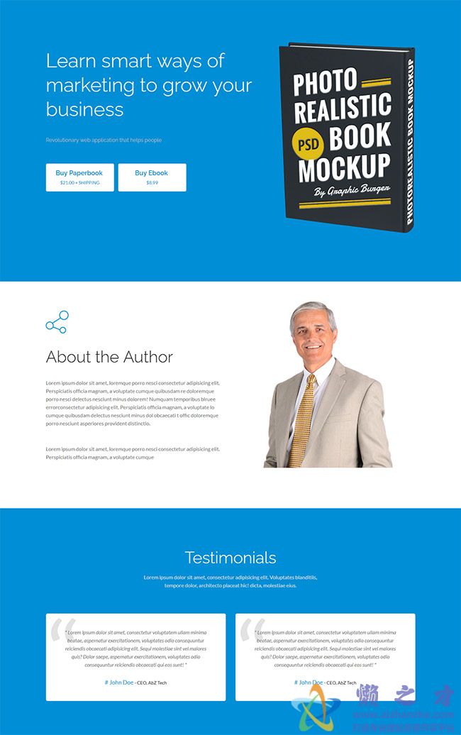 网上书籍销售HTML5模板