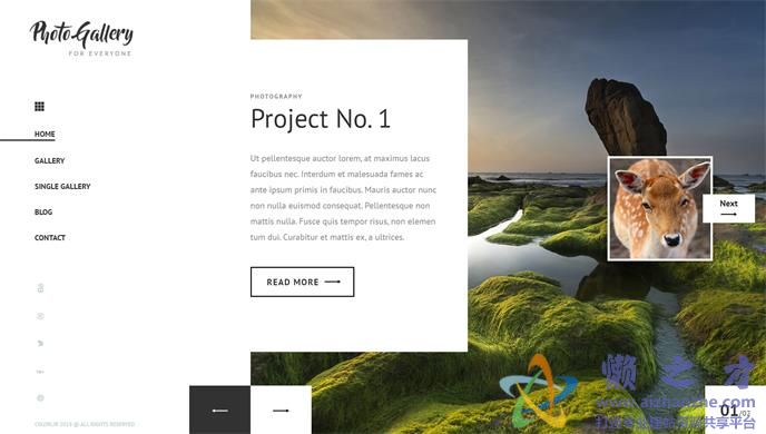 图集介绍展示响应式网页模板[2.02MB]