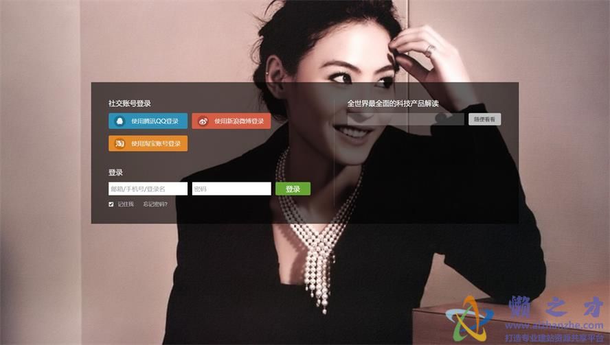 漂亮的登录页面模板[221KB]