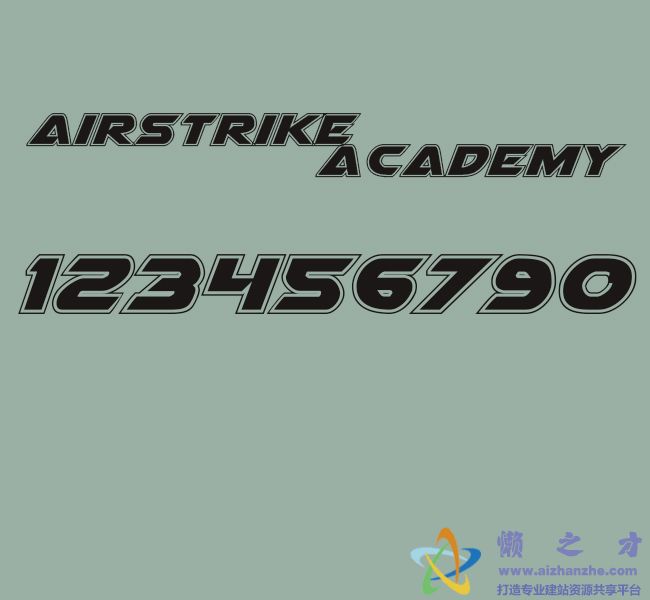 AirstrikeAcademy字体