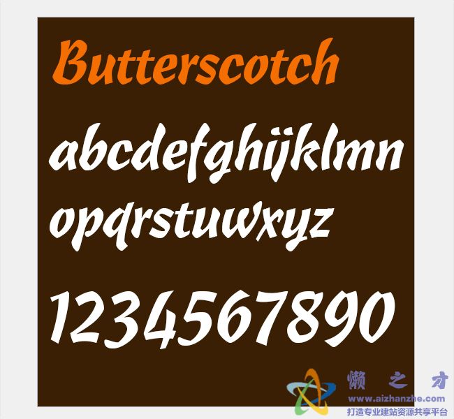 ButterScotch字体