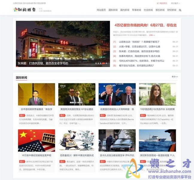 （带手机版数据同步）新闻博客类网站织梦模板[74.67MB]