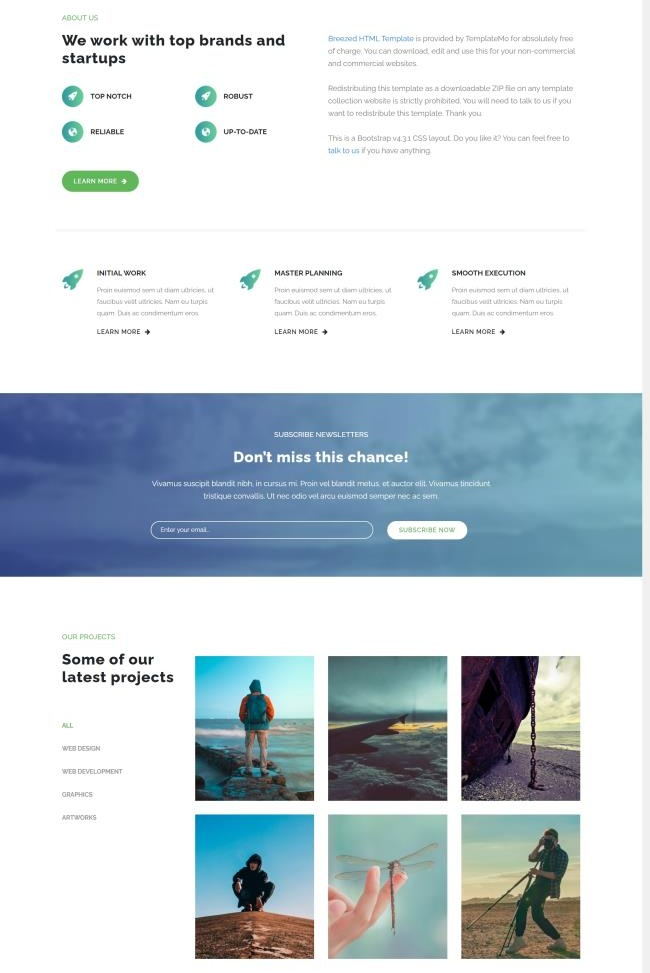 项目动态介绍展示响应式HTML网页模板[1.73MB]