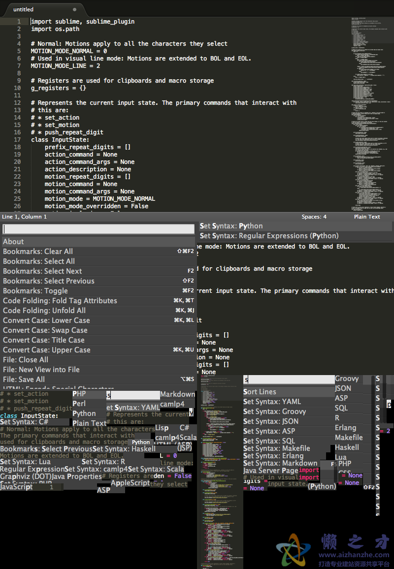 SublimeText3 Mac版