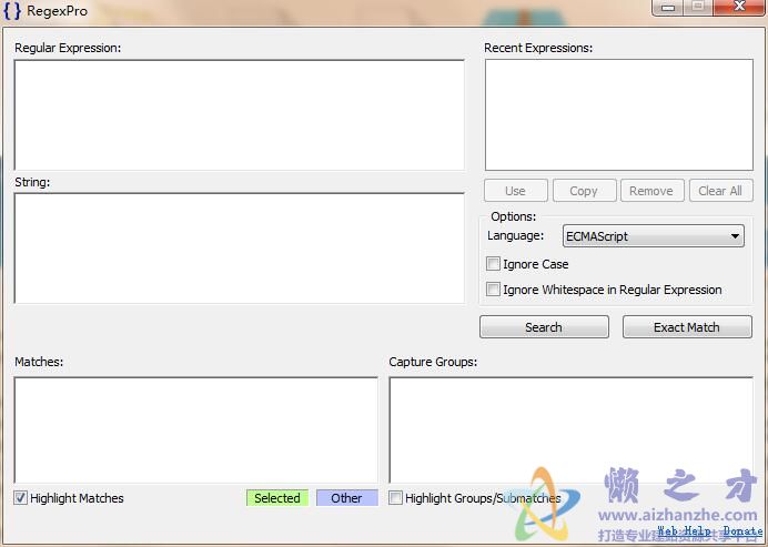 RegexPro(表达式分析软件)1.0 免安装版