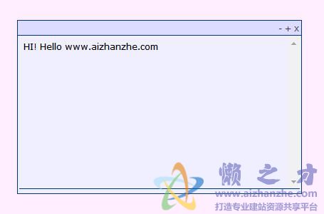 聊天窗口，一个模拟展开层、拖动层、关闭层的JavaScript