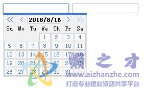 DatePicker 简陋的JS日期选择器