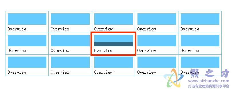 jquery CSS实现ul表格，带边框和鼠标效果