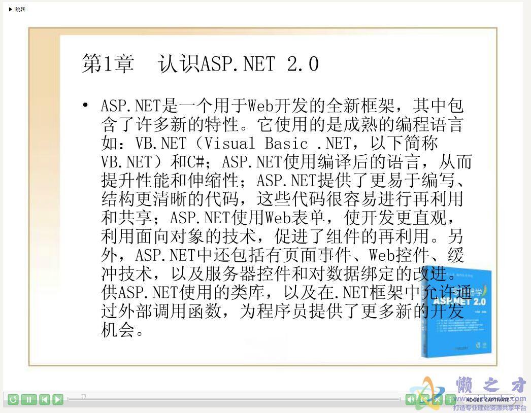 零基础学ASP.NET 2.0 动画教程