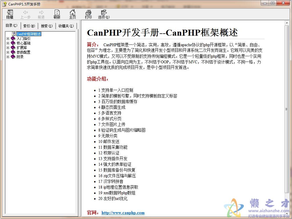 CanPHP框架开发手册
