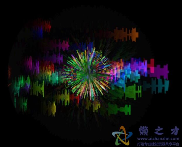 HTML5 canvas实现绚丽的万花筒式动画变换效果