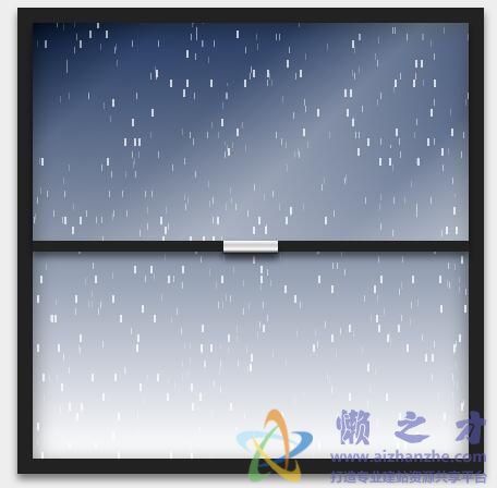 HTML5 Canvas实现的窗户外面下雨动画效果