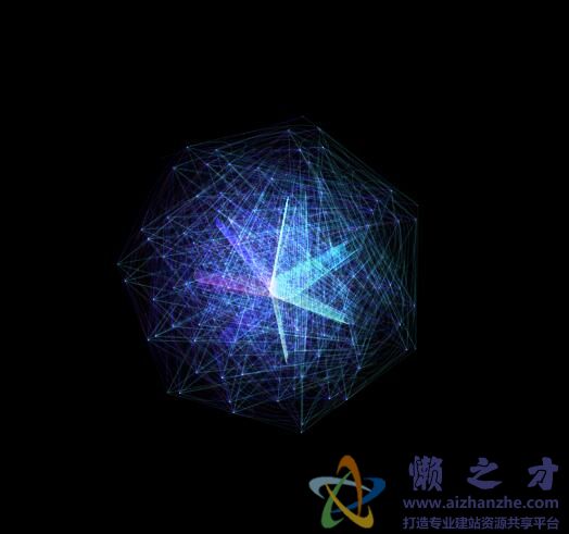 html5+canvas实现抽象的花纹动画特效