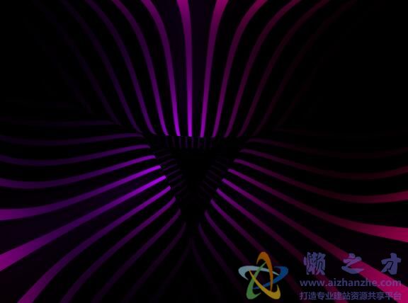 html5+canvas实现循环的波浪隧道动画特效