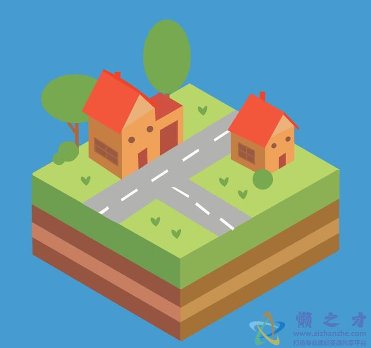 HTML5 GSAP实现的房屋搭建及日夜场景切换动画特效