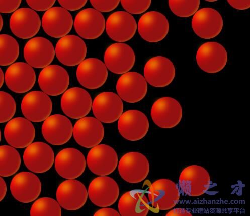 html5 canvas实现的鼠标响应式模拟小球互相碰撞动画特效