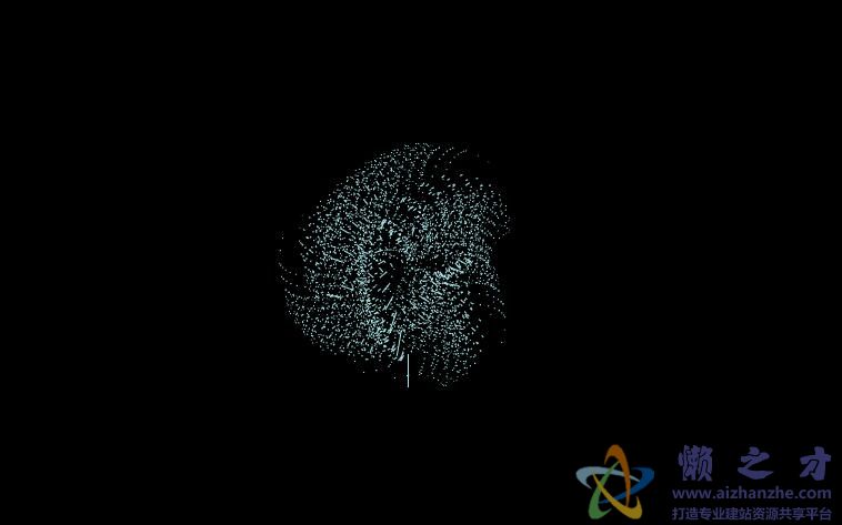 html5 canvas实现的鼠标响应式树叶光标跟随动画特效