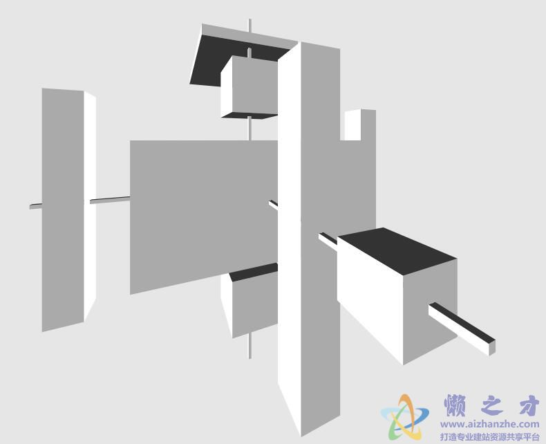HTML5实现的3D旋转太空站模型动画效果