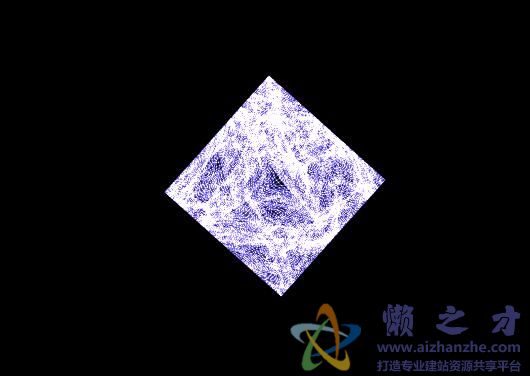 HTML5 canvas实现的平面旋转正方形内水浪动画效果