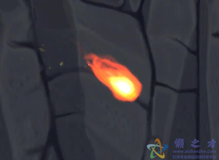 HTML5+Three.js实现带有3D效果的洞穴中火焰、烟雾及热变形动画特效