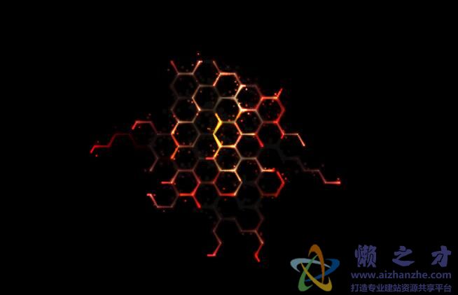 HTML5 canvas蜂巢式粒子彩色背景效果特效