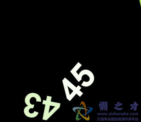 HTML5 Canvas实现很有创意的数字掉落时间显示动画特效