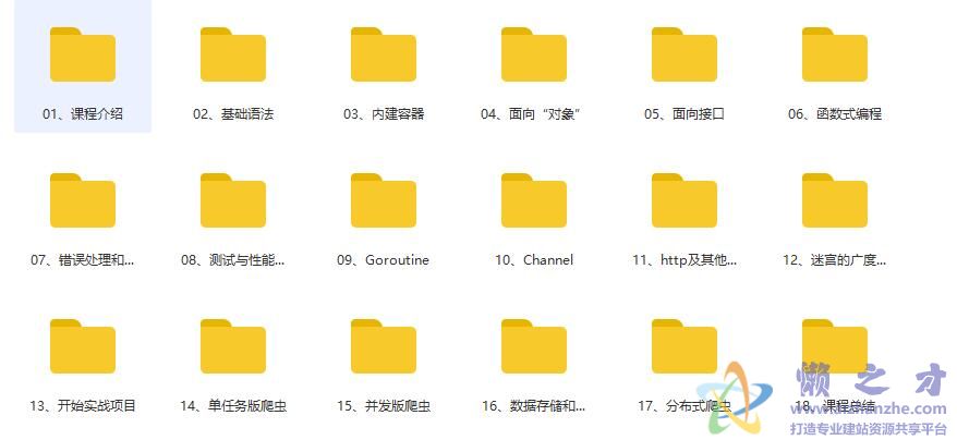Google资深工程师深度讲解Go语言 完整视频教程【MP4】【22.83GB】
