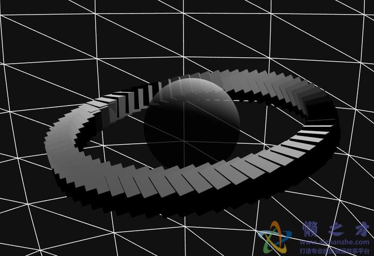 HTML5+Three.js实现的360&deg;全景线框3D动画特效