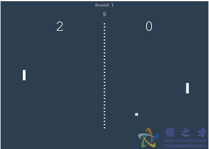 html5 canvas实现乒乓球小游戏
