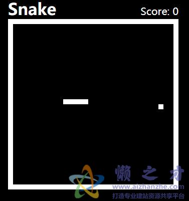 html5实现简单的贪吃蛇小游戏