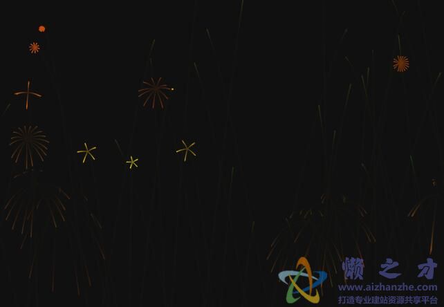 html5 canvas实现点击页面出现烟花背景动画特效