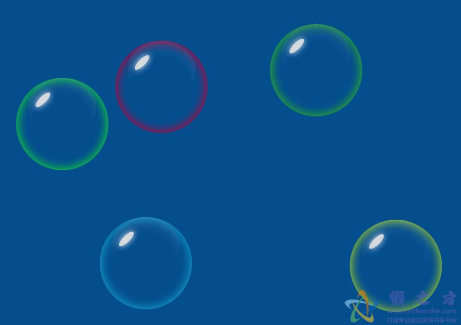 HTML5 canvas实现的仿windows屏幕保护汽包背景动画特效