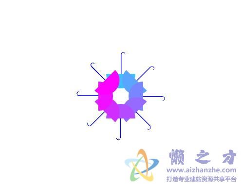 html5 canvas实现舞动的雨伞动画效果