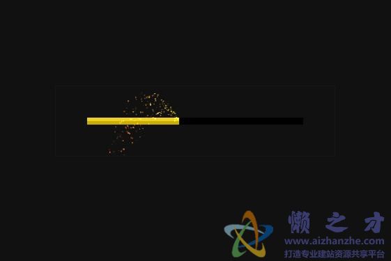 超炫的 HTML5 粒子效果进度条动画特效