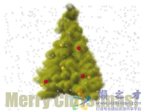 基于html5编写简单漂亮的3D圣诞树