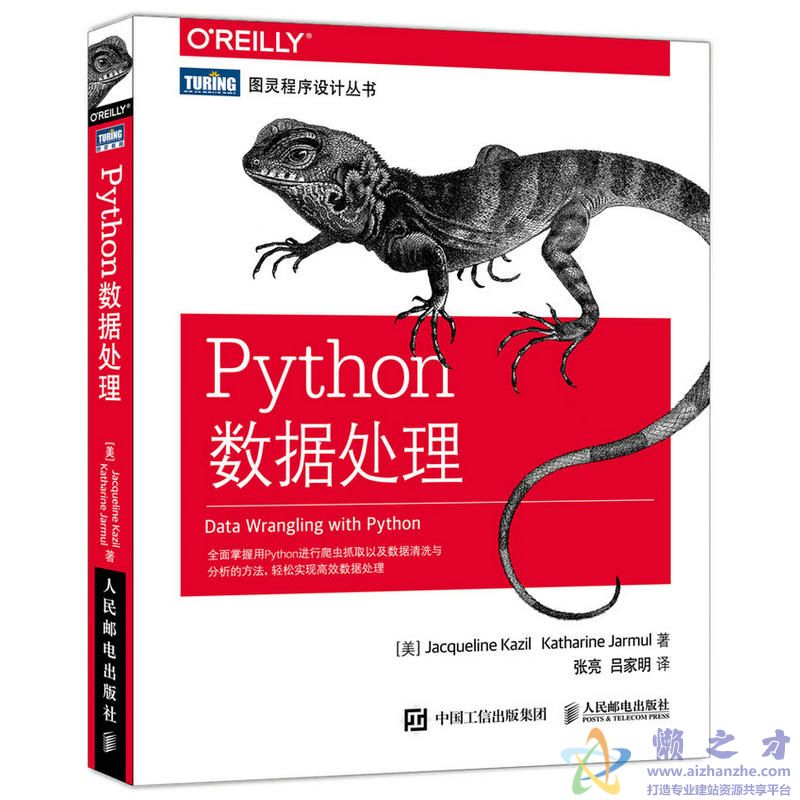 [图灵程序设计丛书].Python数据处理[PDF][13.16MB]