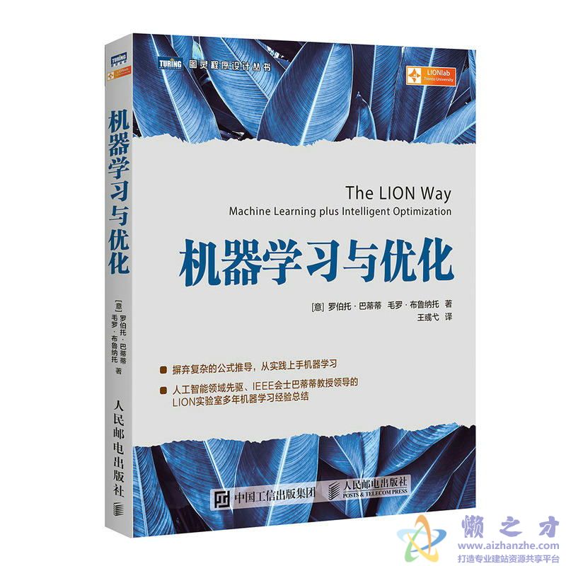 [图灵程序设计丛书].机器学习与优化[PDF][24.32MB]