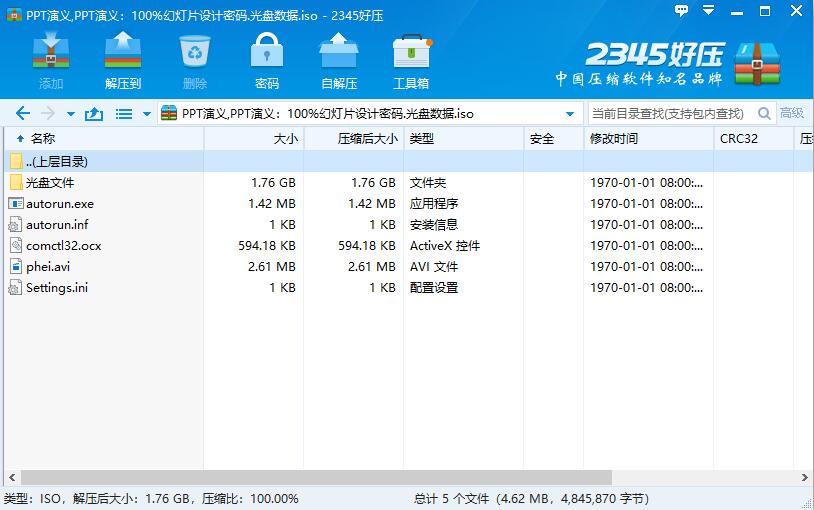 PPT演义:100%幻灯片设计密码.光盘数据【1.77GB】