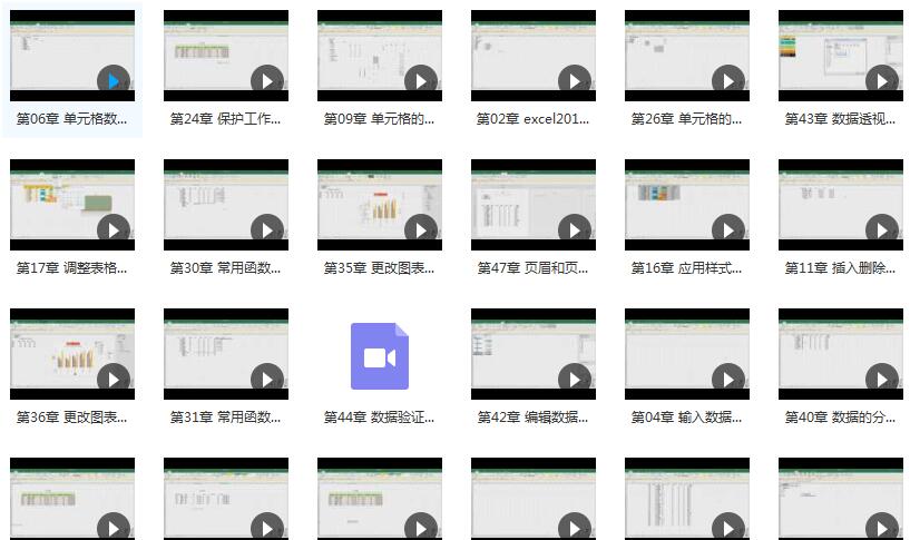 Office2016视频教程[MP4][5.86GB]