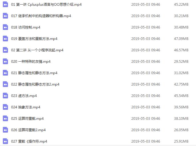 [C++视频教程] 小甲鱼C++视频教程[MP4][1.73GB]