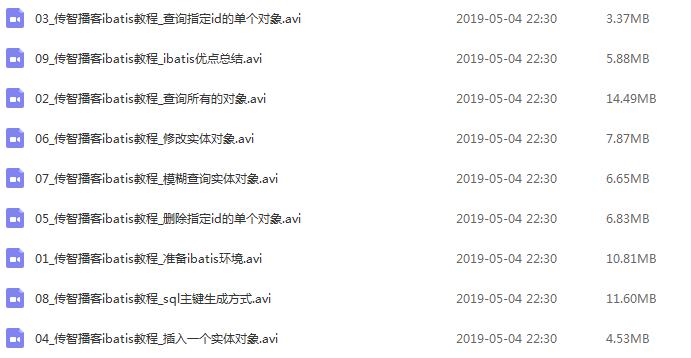 传智播客ibatis教程[avi][72.04MB]